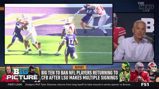 Colin Cowherd defends Lane Kiffin and LSU over roster building