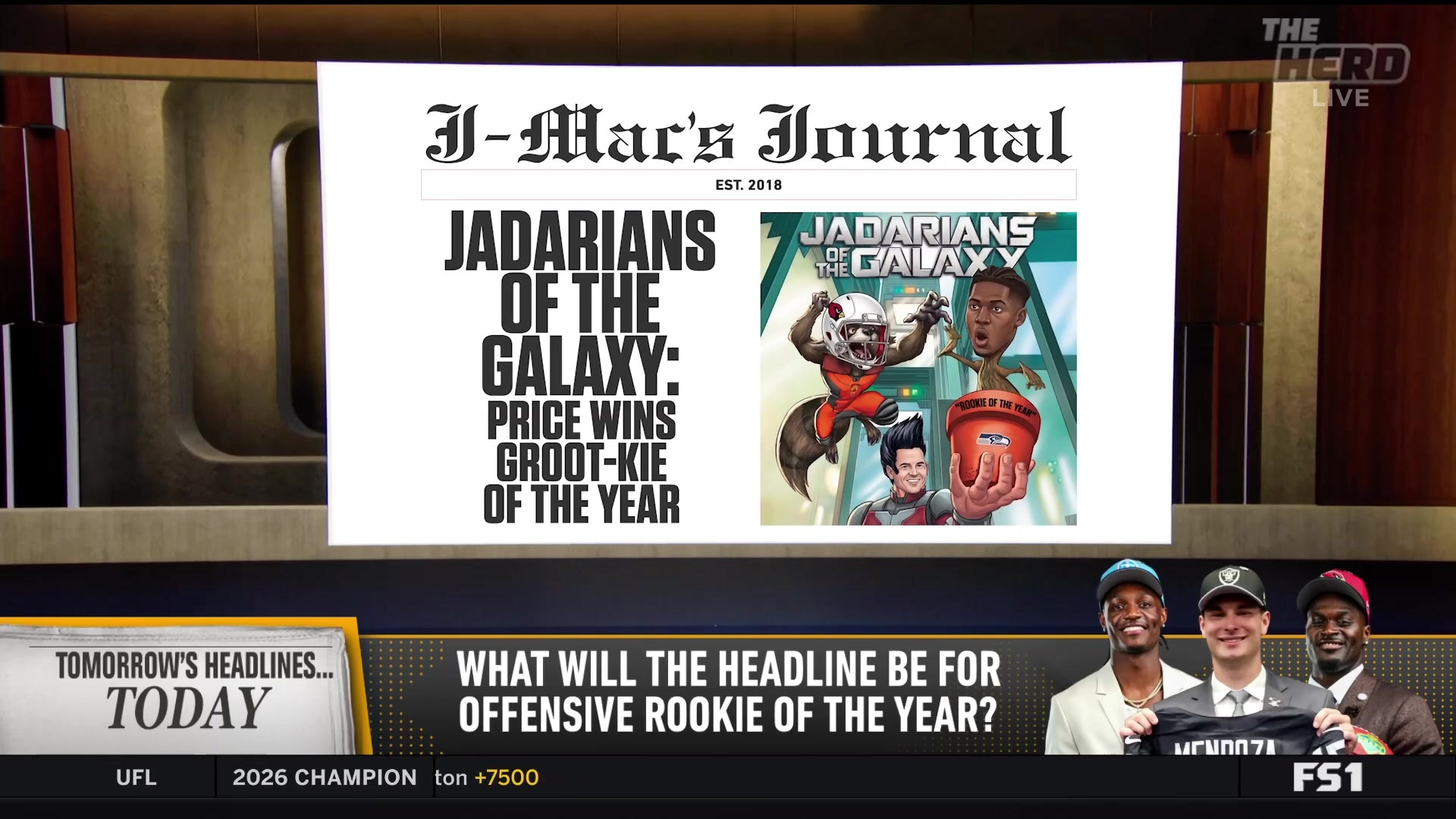 J-Mac's surprise pick for Offensive Rookie of the Year
