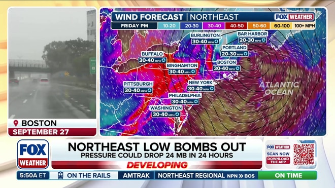 Craig Herrera and Britta Merwin warn of weekend bombogenesis in Northeast