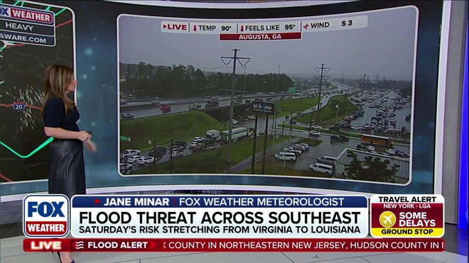 Jane Minar warns of persistent storms and flood threats in the Southeast