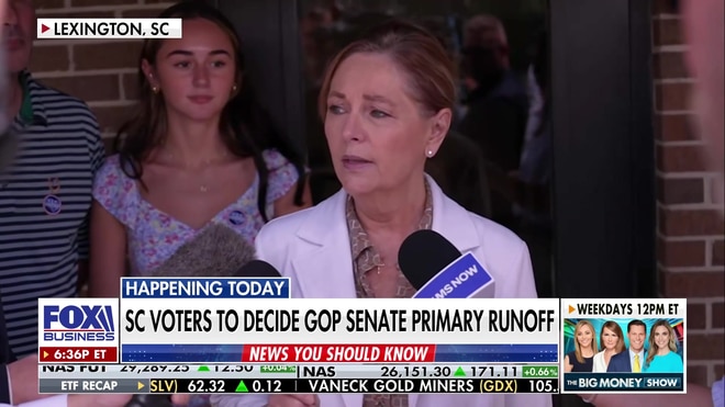 South Carolina voters decide GOP Senate primary runoff