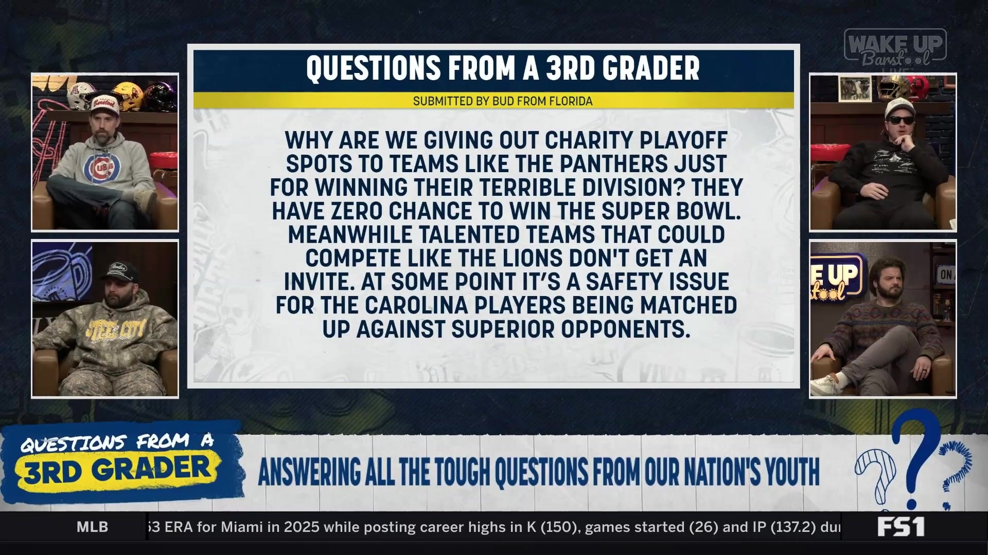 Should terrible division winners like the Panthers get charity playoff spots?