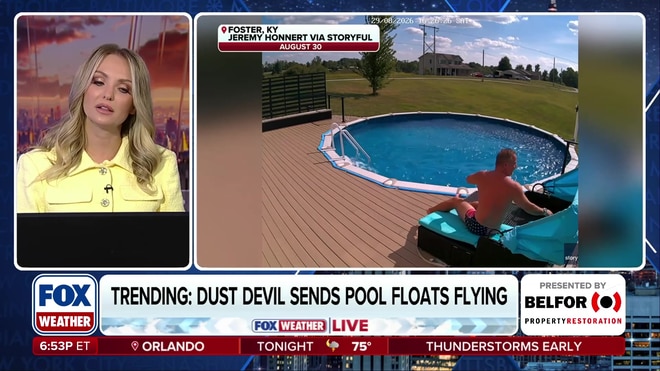 Dust devils caught on camera in Texas and Kentucky