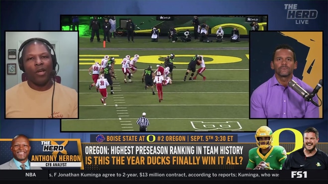 Why Anthony Herron believes Dante Moore can be the best QB in college football