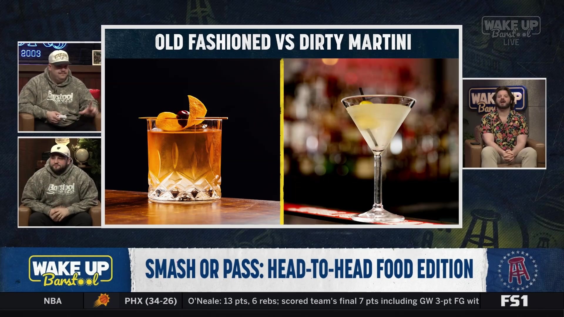 Old Fashioned vs. Dirty Martini: Cocktail allegiance tested