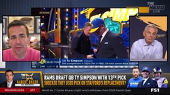 Rams' Ty Simpson Draft Pick: Controversy and Development