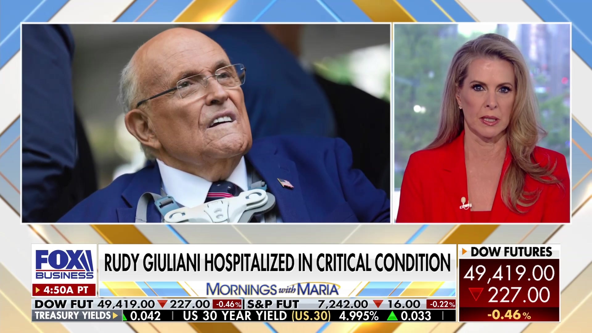 Rudy Giuliani hospitalized in critical condition