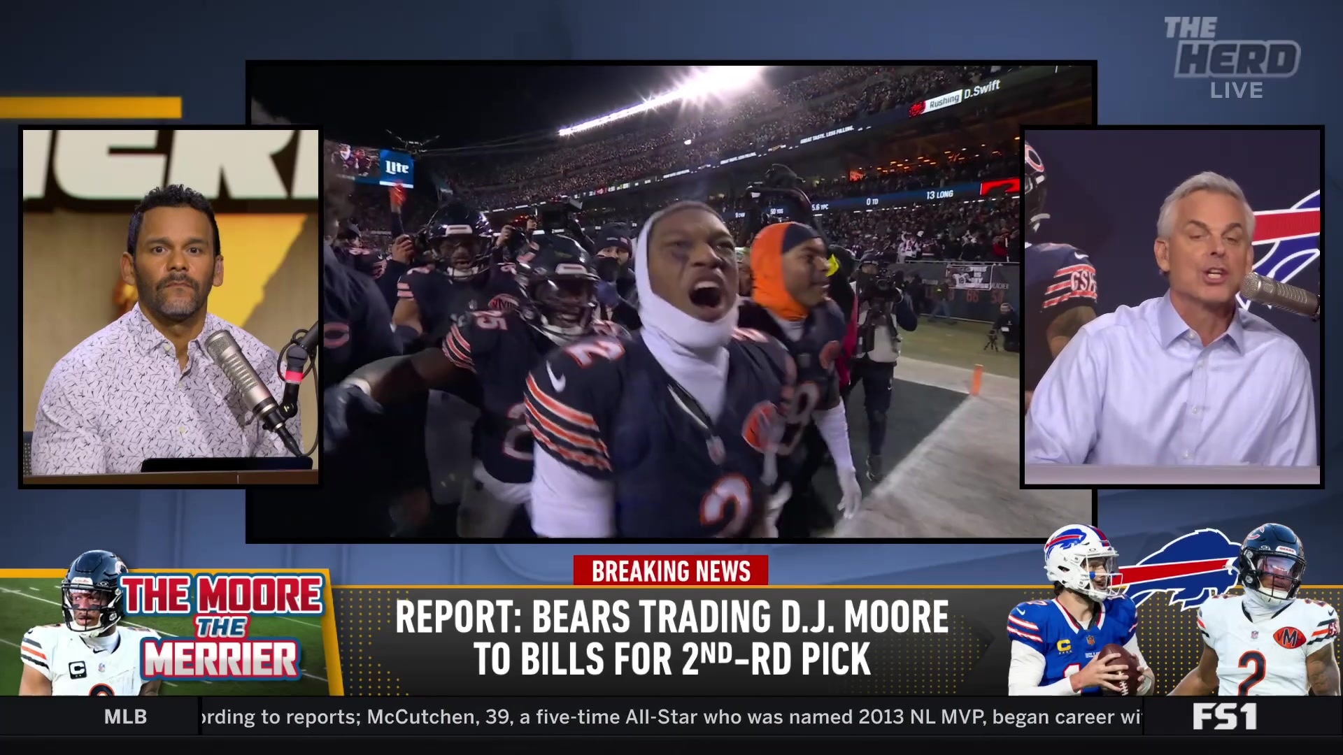 Jason McIntyre argues against the DJ Moore trade using historical draft data