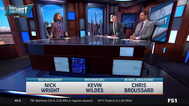 Nick Wright and the crew react to the Dodgers' dominant Game 3 win over Braves