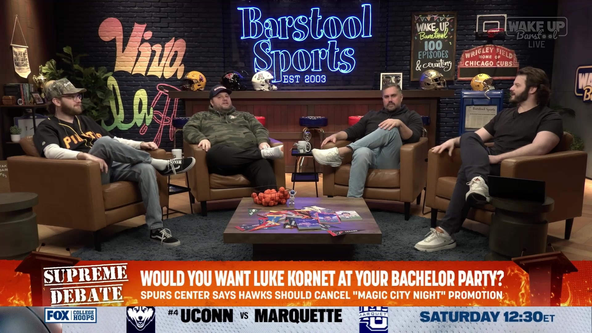 Would you want Luke Kornet at your bachelor party?