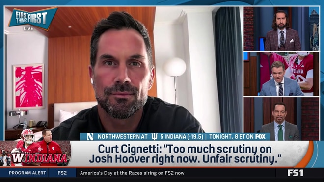 Matt Leinart reacts to Curt Cignetti's defense of Josh Hoover