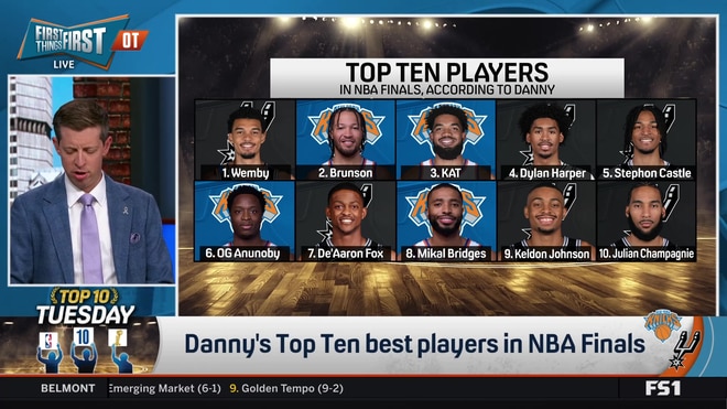 Victor Wembanyama is #1 on NBA Finals Top 10 Players