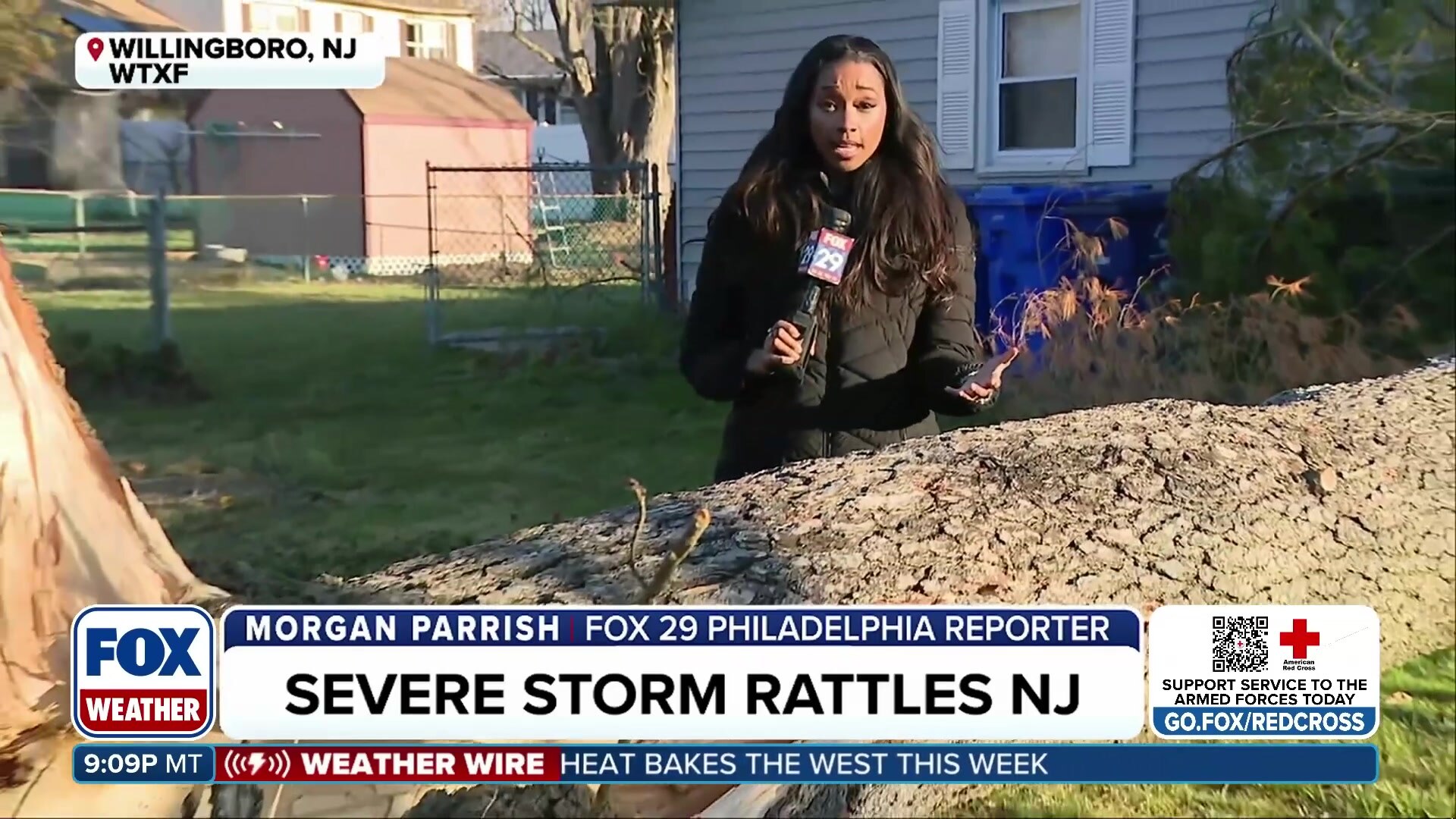 Severe storms cause widespread damage in Willingboro Township, NJ