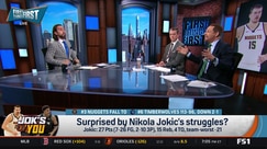 Nikola Jokic's struggles vs. Rudy Gobert and Timberwolves