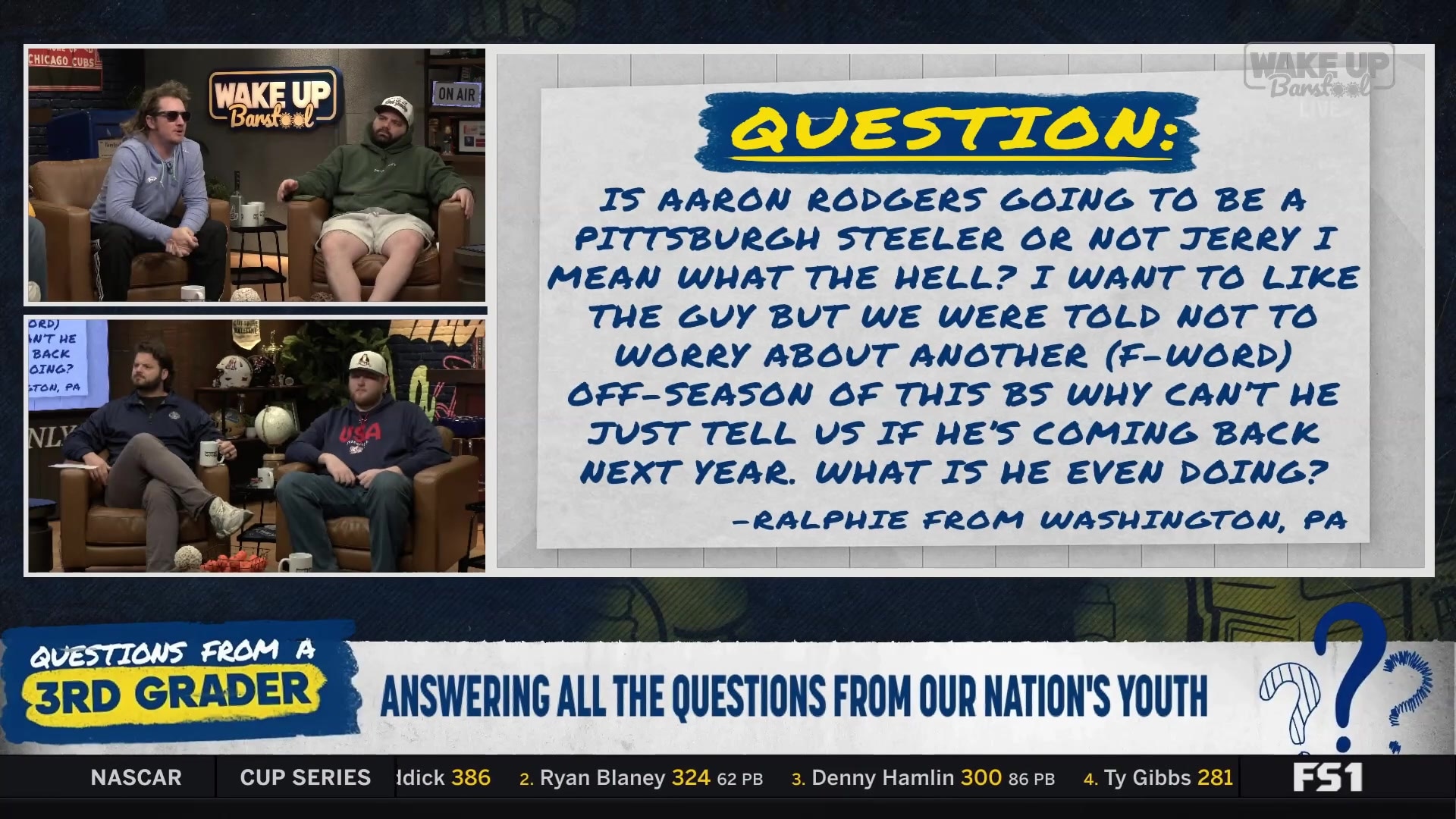 Is Aaron Rodgers headed to the Steelers? A 3rd grader and a host weigh in