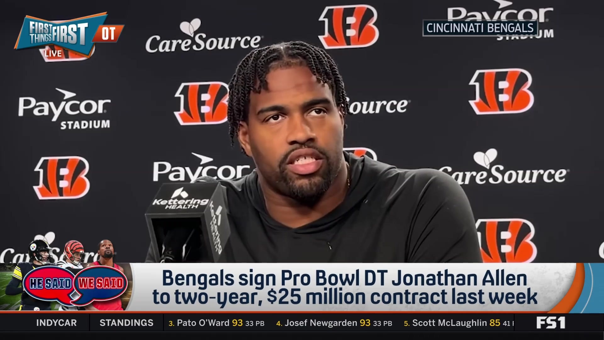 Jonathan Allen explains competitive reasons for joining Bengals