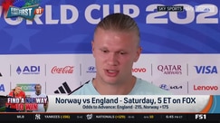 Haaland's humble confidence for Norway against England