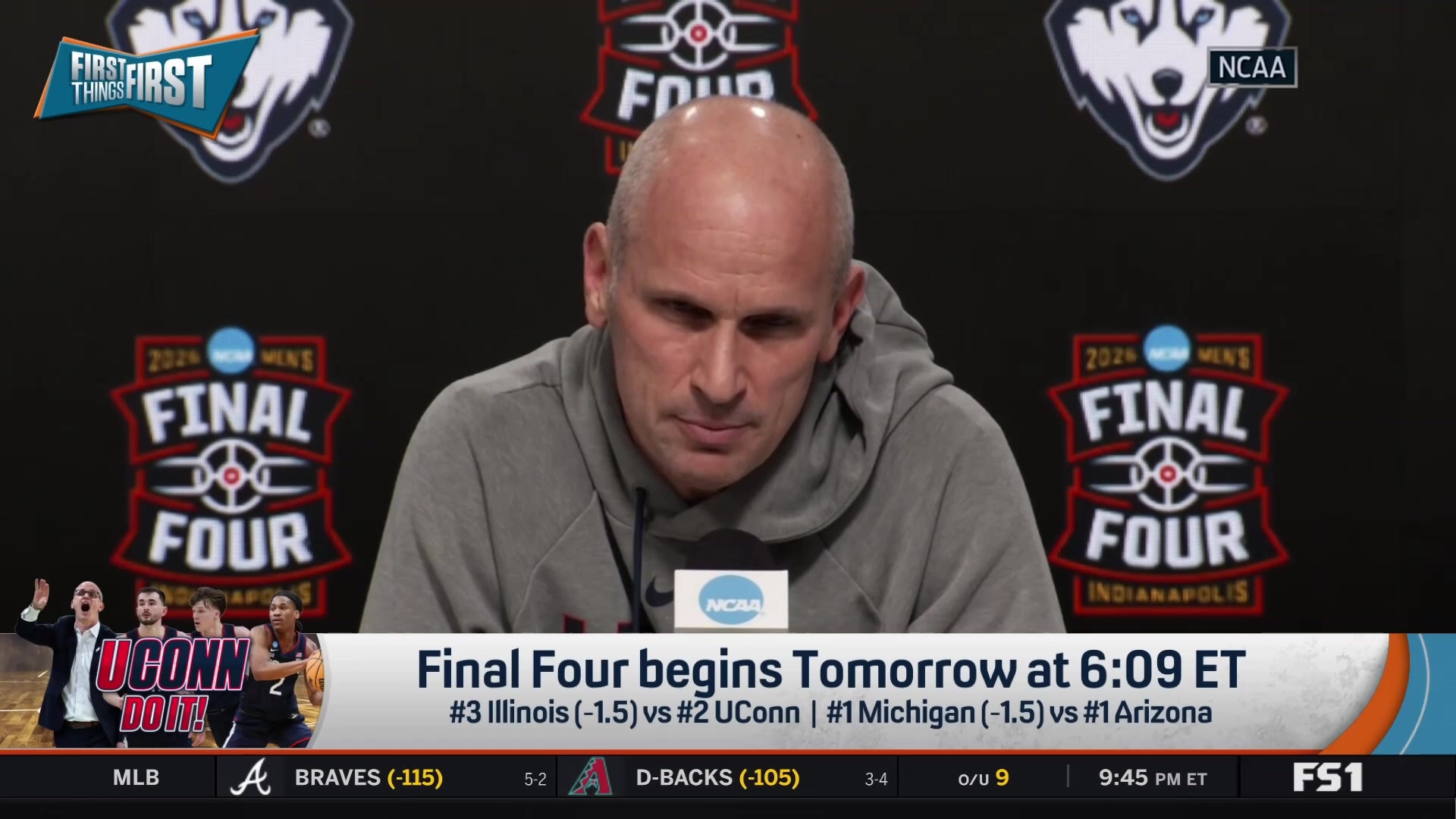 UConn coach Dan Hurley says they came for rings, not watches