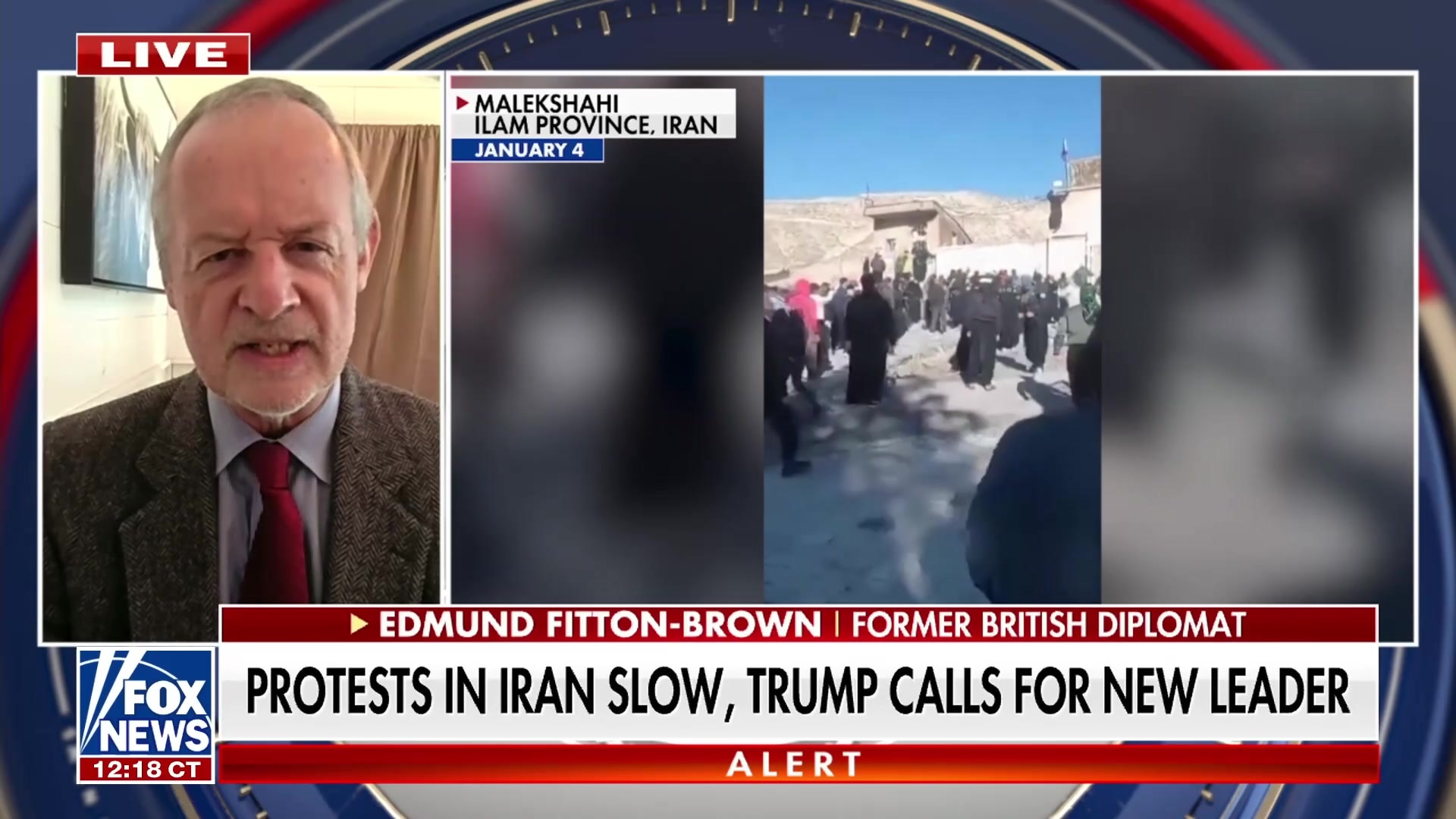 Edmund Fitton-Brown: Iran regime is 'wobbling, ready to topple'