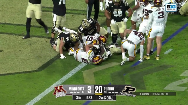 Fame Ijeboi rushes for a 1-yard touchdown