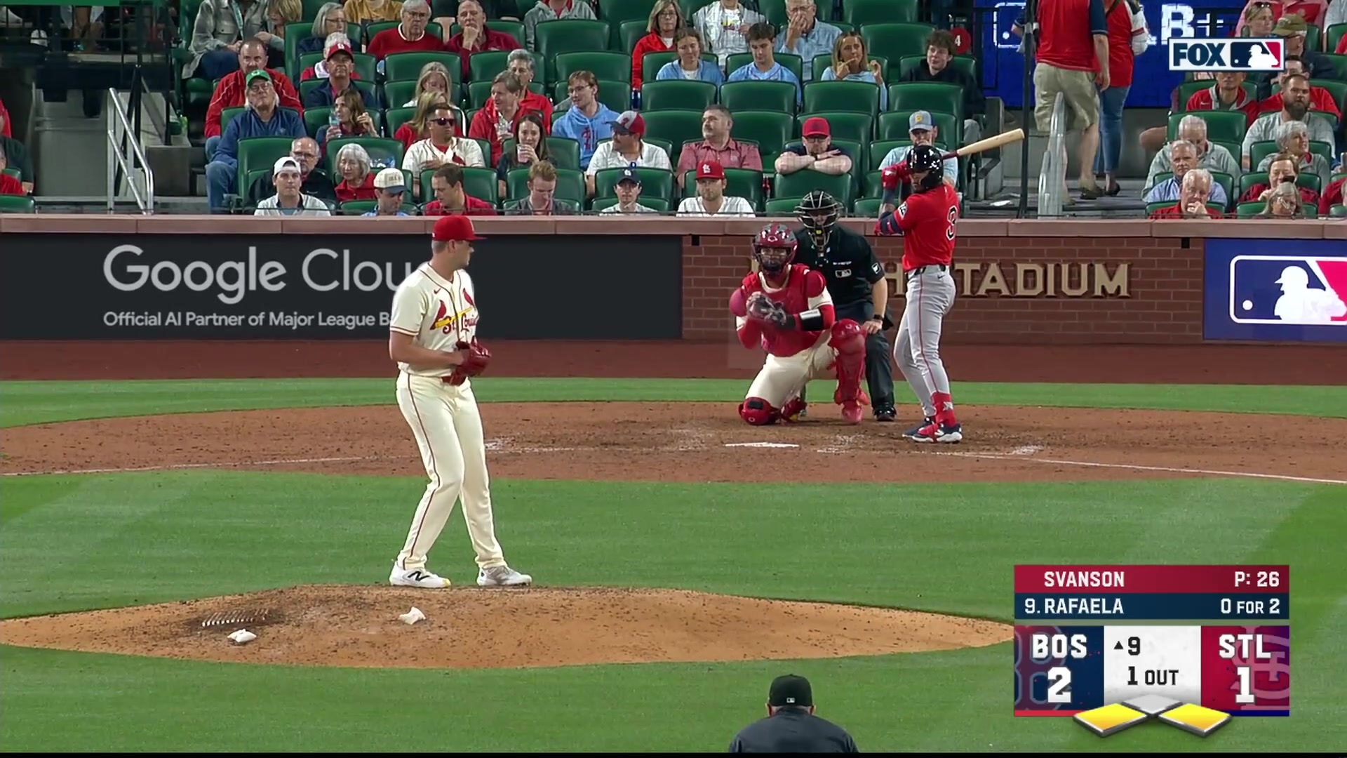 Ceddanne Rafaela singles to center field, Trevor Story scores