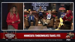 Brad Underwood wears an orange jumpsuit mimicking an AI meme