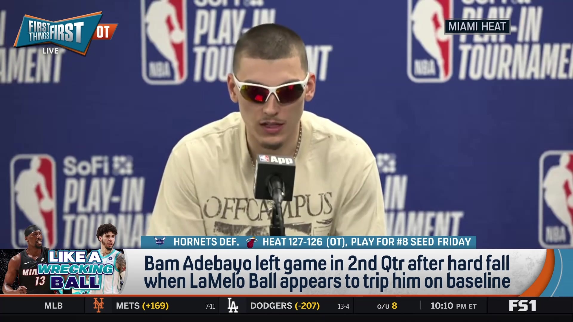 Tyler Herro shares concerns after Bam Adebayo's hard fall