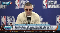 Tyler Herro shares concerns after Bam Adebayo's hard fall