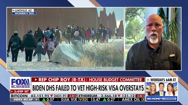 Representative Chip Roy slams Biden administration over visa overstay failures