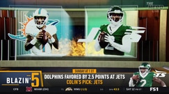 Colin Cowherd takes Jets (+2.5) to beat Dolphins in cold weather