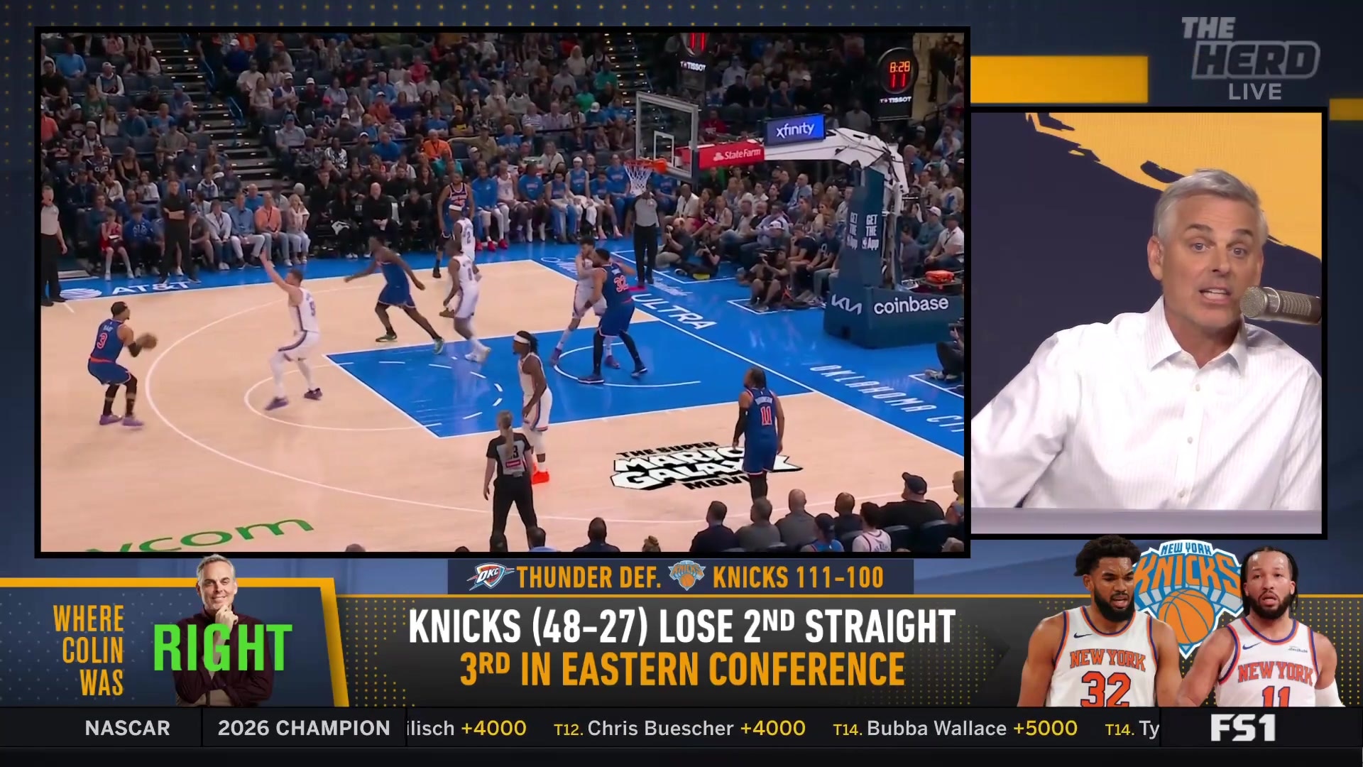 Colin was right about the Knicks not being a championship team