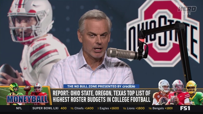 Colin Cowherd reveals the highest and lowest college football roster budgets