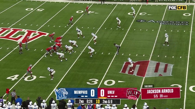 Jackson Arnold connects with Tavian McNair for a 38-yard touchdown