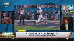 Hosts debate Miami's chances against Indiana in National Championship