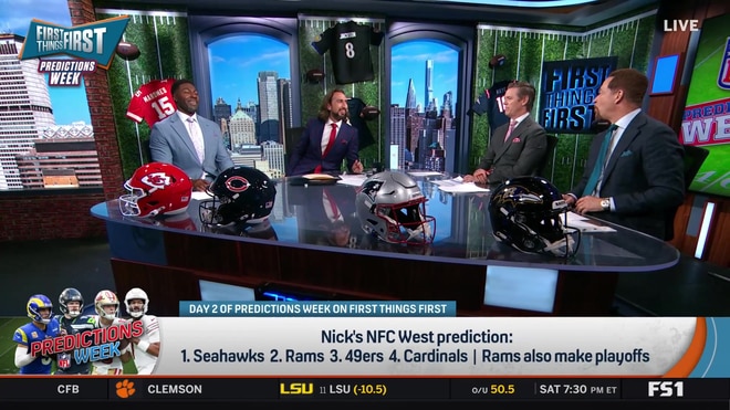 Nick Wright's shocking NFC West prediction: Seahawks win, 49ers finish third