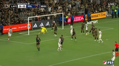 Philip Quinton heads in a corner kick