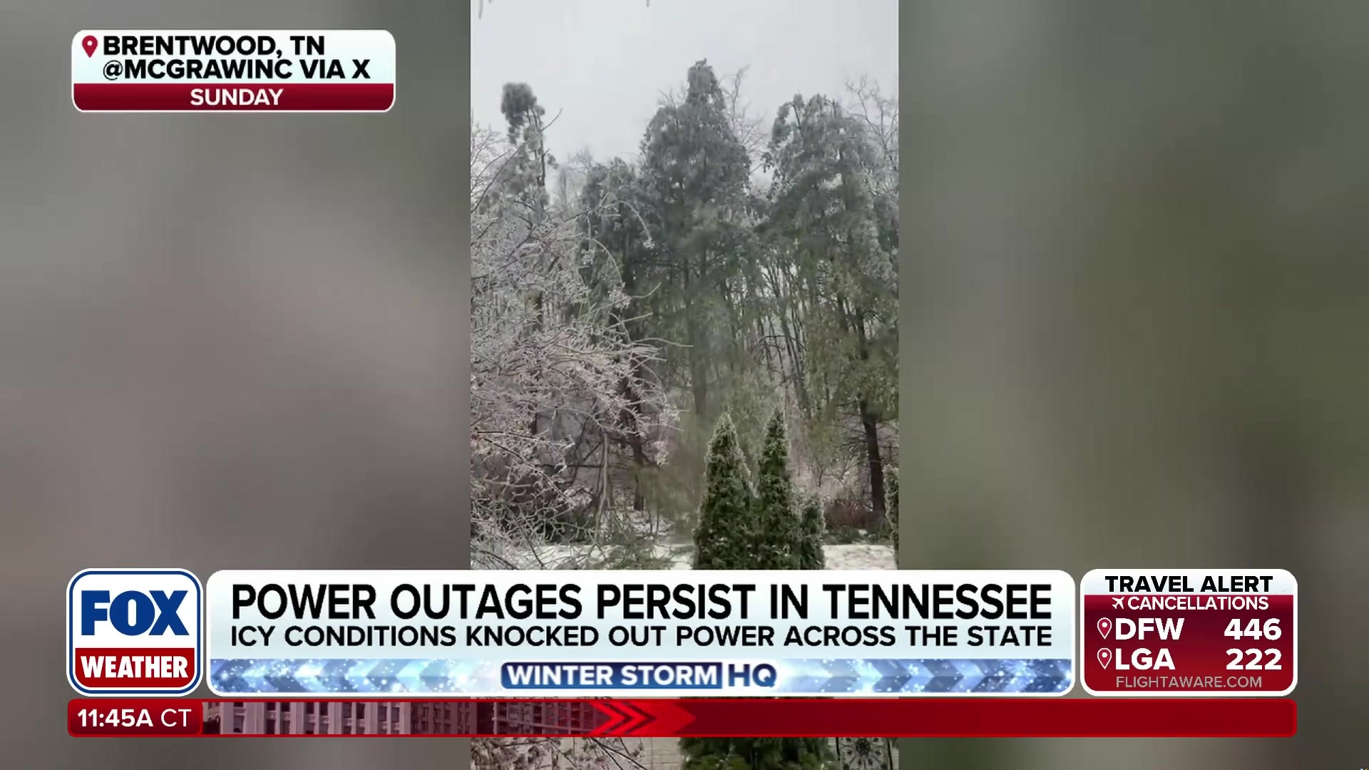 Watch Icy conditions cause widespread power outages across Tennessee ...