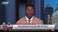 Rob Gronkowski believes A.J. Brown will elevate Drake Maye to a new level