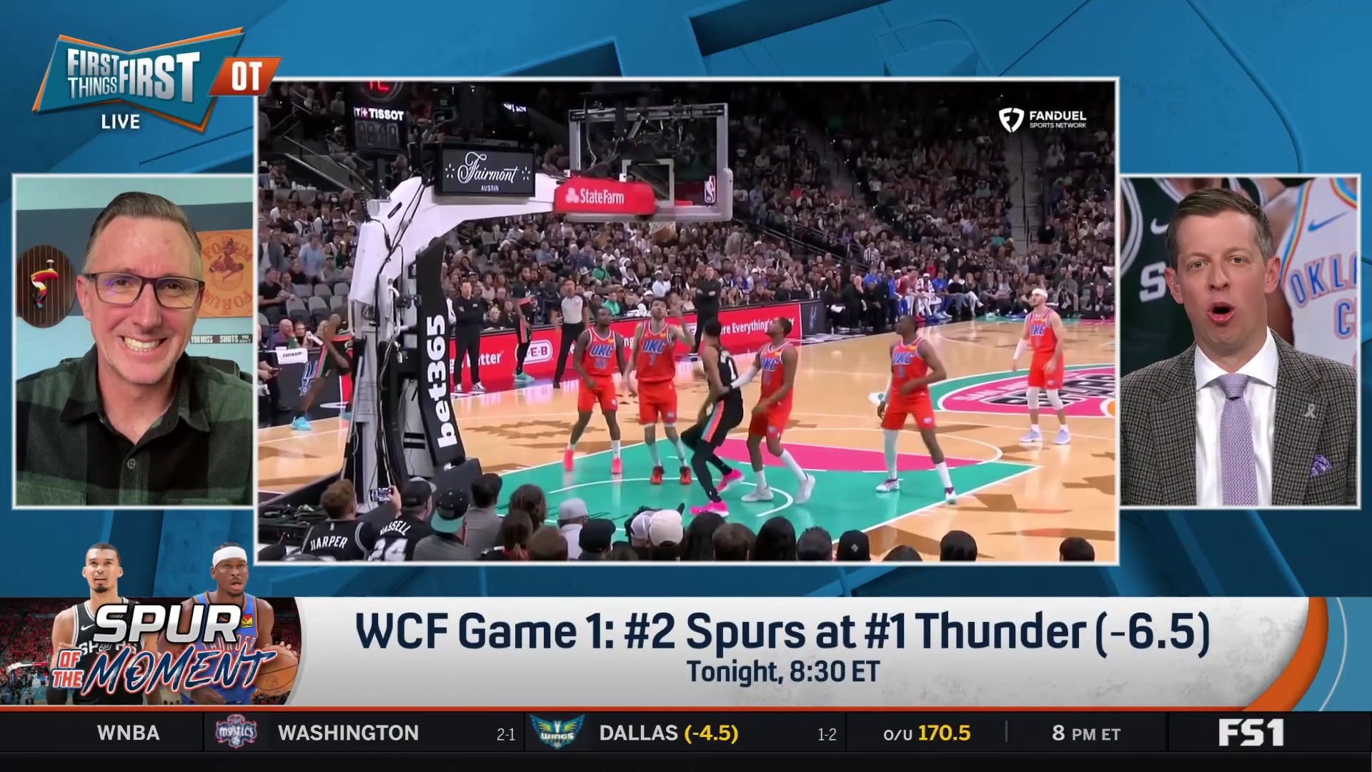 Can the Spurs upset the Thunder in Game 1?