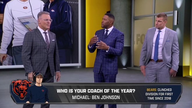 Michael Strahan's passionate Coach of the Year pick for Ben Johnson