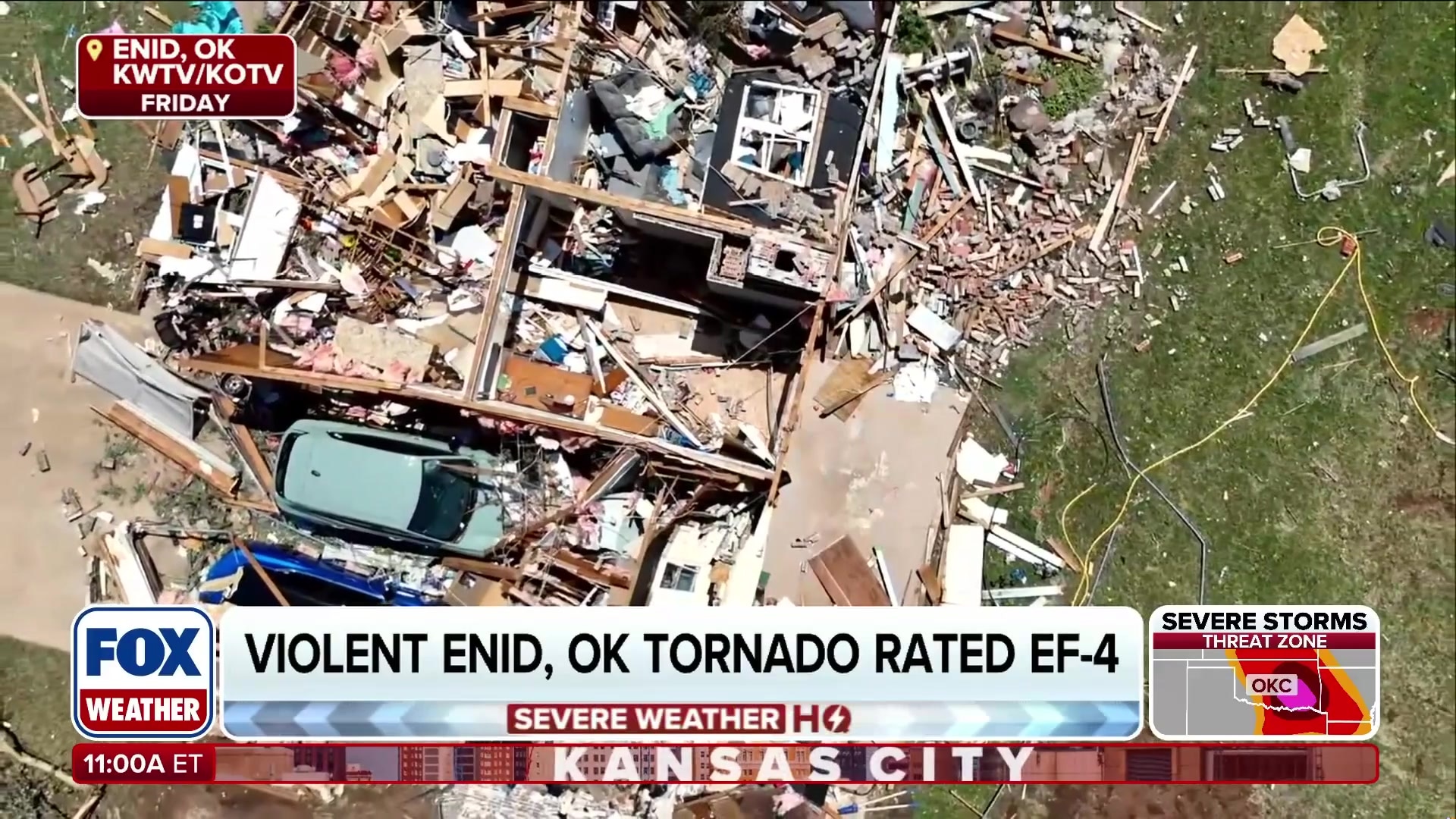 Violent Enid, OK tornado rated EF-4