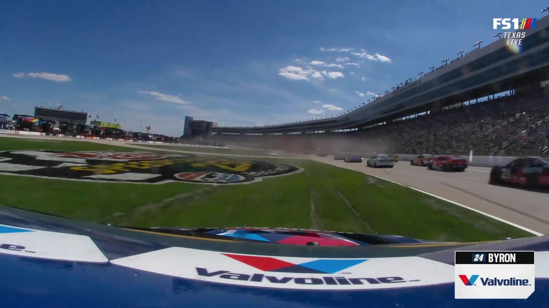 William Byron's terrifying onboard spin