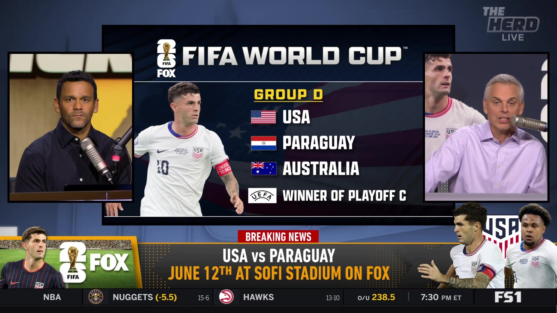 Colin Cowherd and Jason McIntyre analyze USMNT's favorable World Cup draw