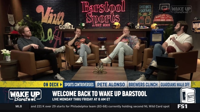 Wake Up Barstool host apologizes for pre-show football mishap