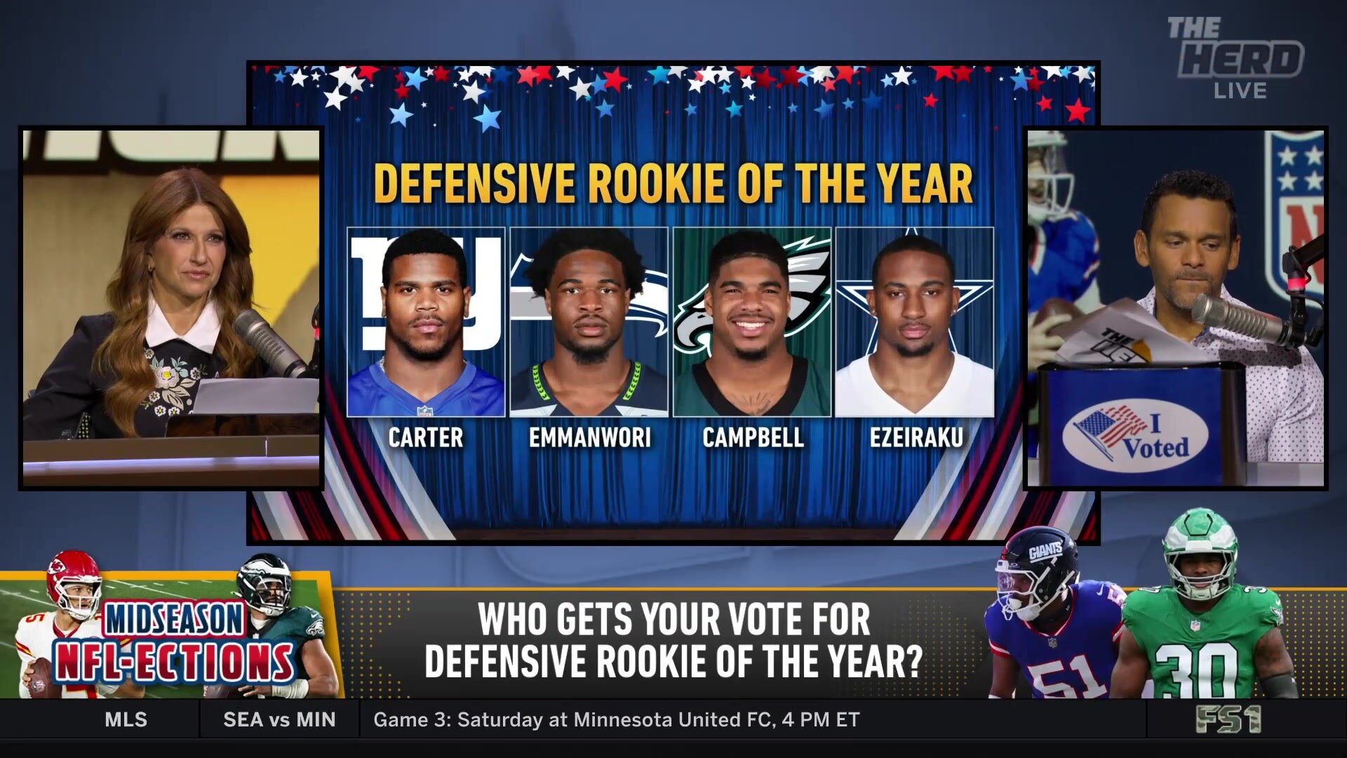 JMac votes Jihadd Campbell for Defensive Rookie of the Year