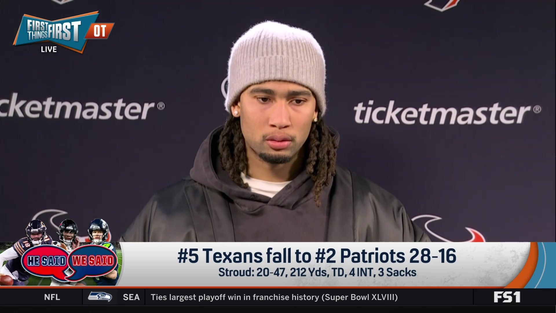 C.J. Stroud's rough outing sparks benching debate for Texans