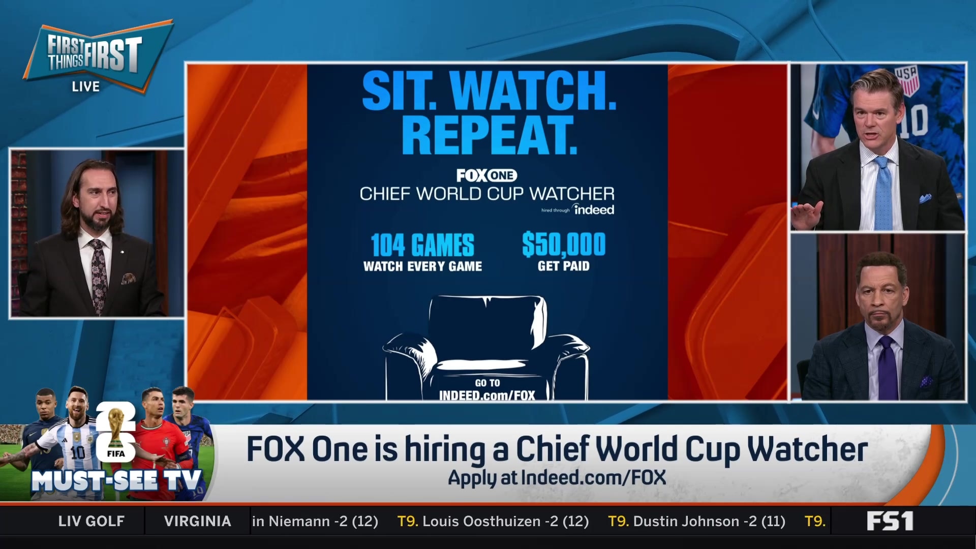 Fox One hiring a Chief World Cup Watcher for $50,000
