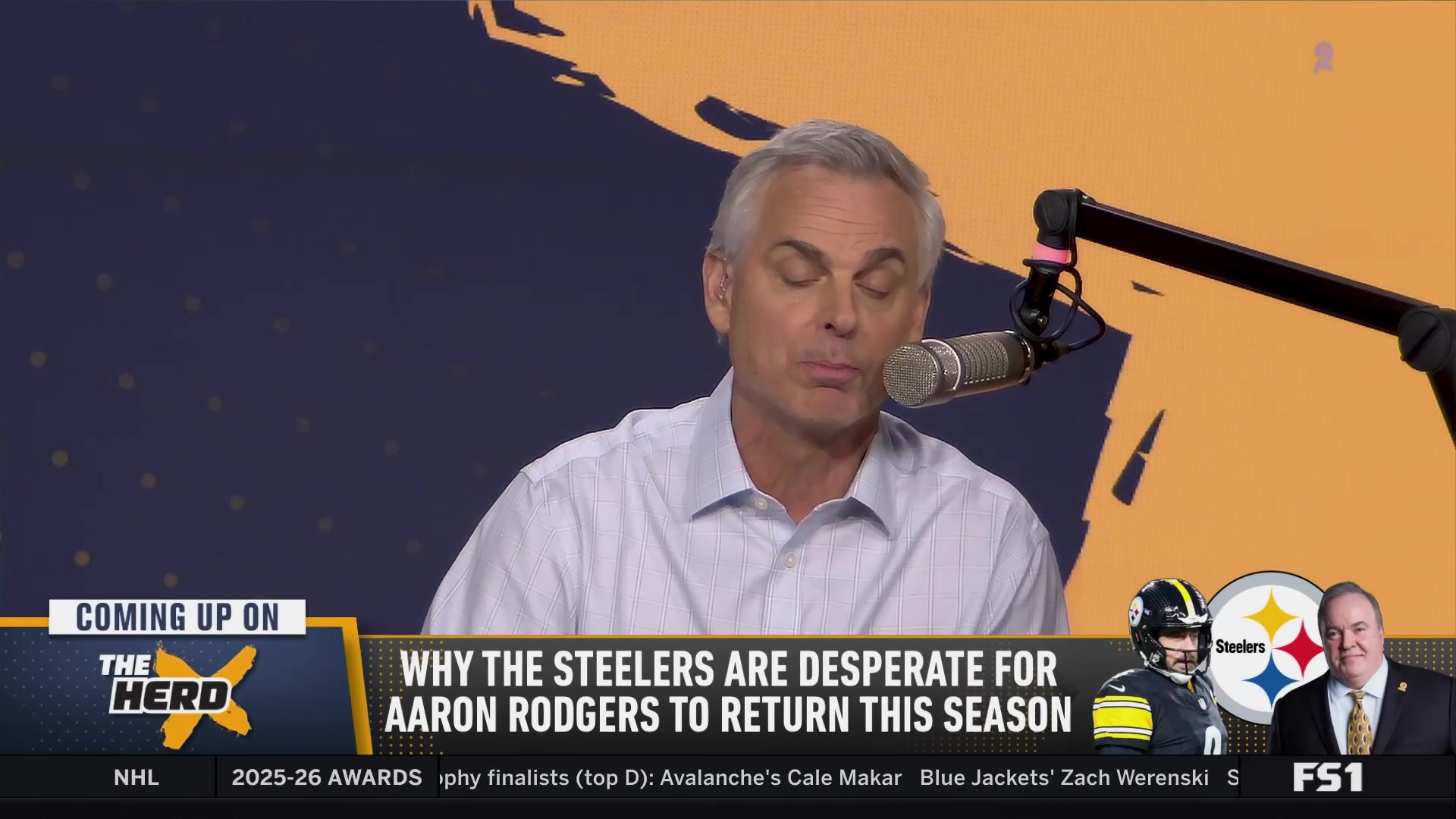 Colin Cowherd on Aaron Rodgers' "quirky tender" & Steelers visit