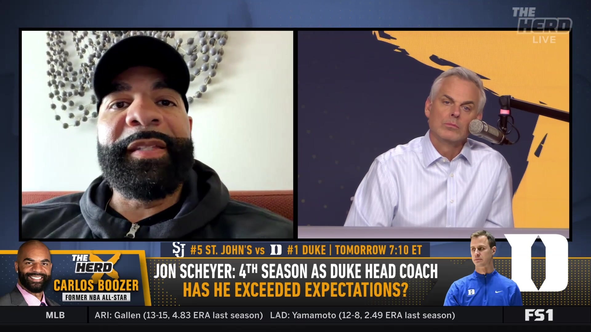 Carlos Boozer credits Jon Scheyer's basketball IQ for Duke's seamless transition post-Coach K