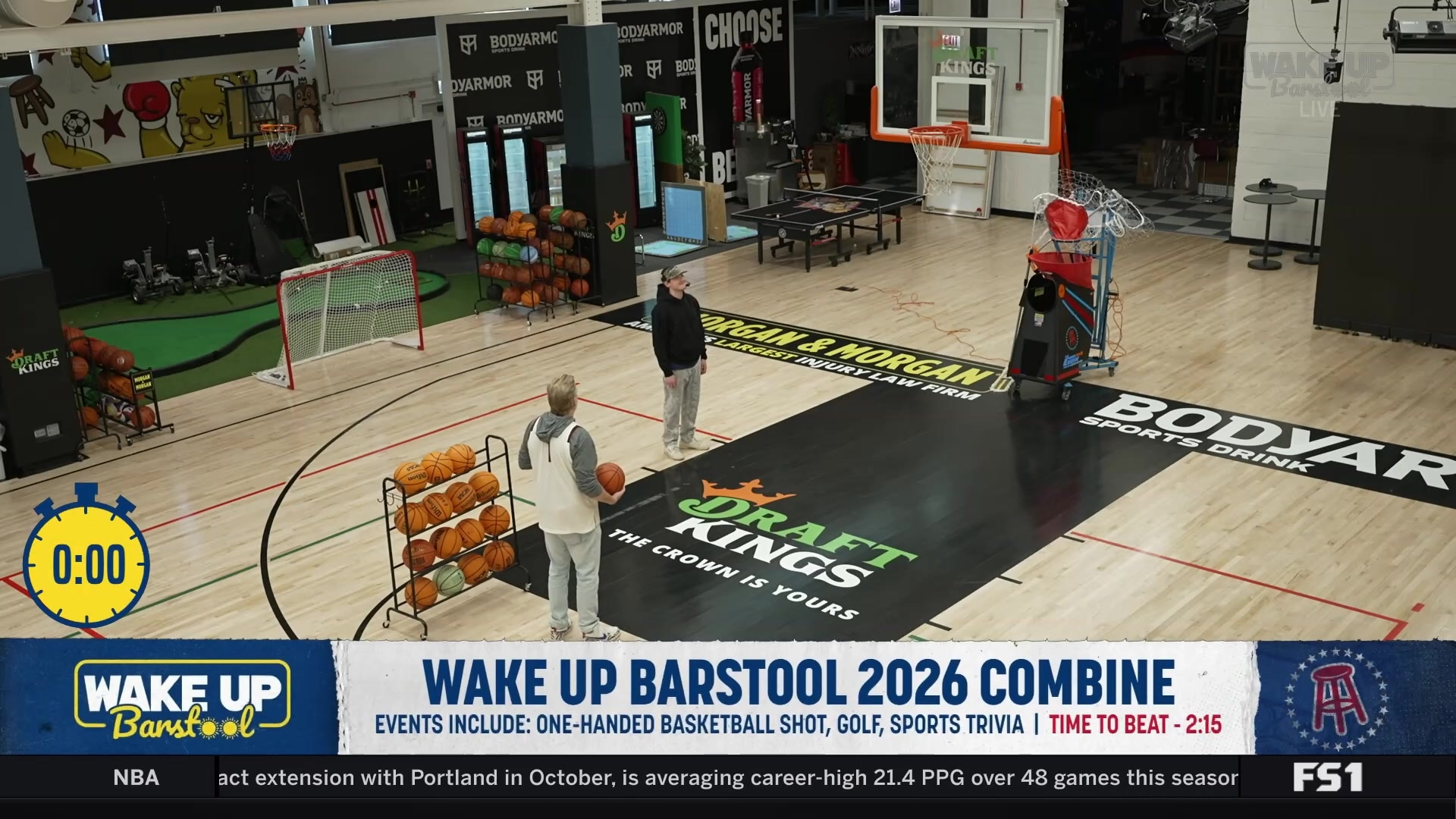 Brandon Walker's dominant Wake Up Barstool Combine performance